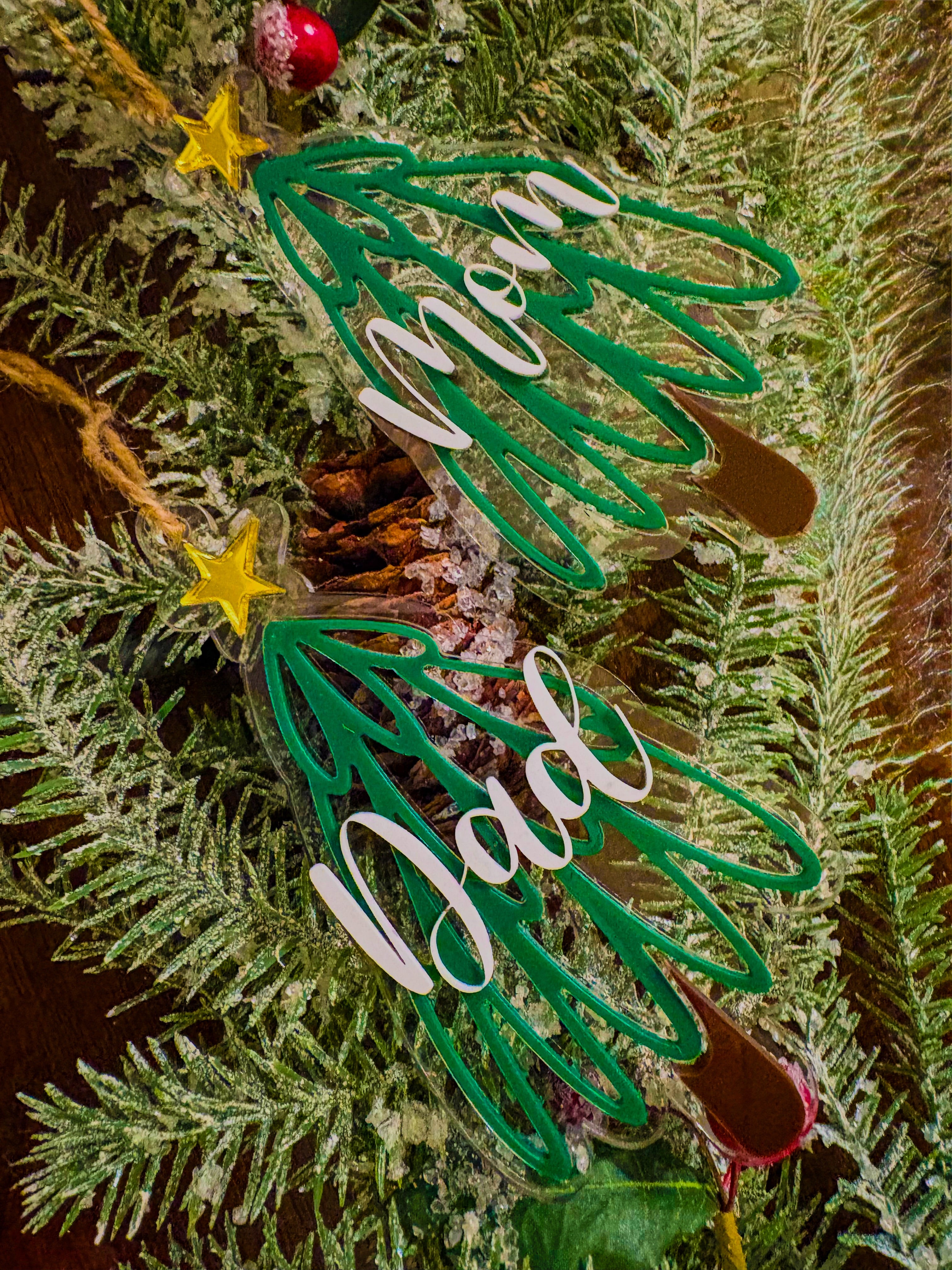 Christmas Tree Stocking Tag